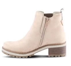 Patrizia Beige Smylie Womens Short Booties -Vogue Shoes smylie 2 resized