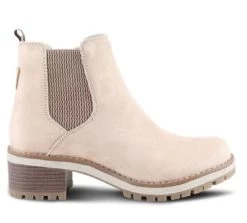 Patrizia Beige Smylie Womens Short Booties -Vogue Shoes smylie 5 resized