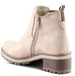 Patrizia Beige Smylie Womens Short Booties -Vogue Shoes smylie 7 resized