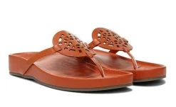 Vionic Clay Solari Womens Toe Post Sandals -Vogue Shoes solari 2001