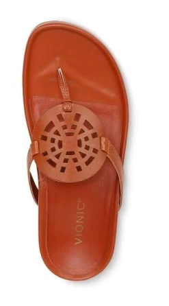 Vionic Clay Solari Womens Toe Post Sandals -Vogue Shoes solari 2003