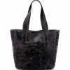 Bed Stu Black Lux STEVIE Vintage Chic Leather Handbag A610019