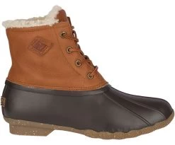 Sperry Top-Sider Sperry Tan Saltwater Winter Luxe Womens Duck Boots STS84371 9 Sperry Top-Sider Sperry Tan Saltwater Winter Luxe Womens Duck Boots STS84371 -Vogue Shoes sts84371 1