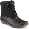 Sperry Top-Sider Sperry Black Saltwater Quilted Womens Duck Boots STS94063 1 Sperry Top-Sider Sperry Black Saltwater Quilted Womens Duck Boots STS94063 -Vogue Shoes sts94063