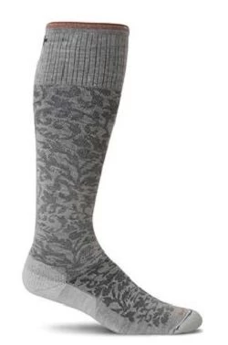 SockWell Oyster Women's Damask Moderate Graduated Compression Socks 3 SockWell Oyster Women's Damask Moderate Graduated Compression Socks