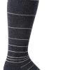 Sockwell Black Stripe Moderate Graduated Mens Circulator Comrpression Socks SW1M