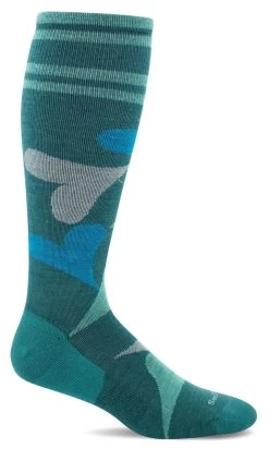 SockWell Jade Womens Love Lots Graduated Compression Socks SW71W