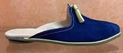 Mayan Roots Women's Blue Tampa Open Back Shoe TAMPA-BLUE