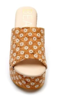 Beach By Matisse Daisy Cork Terry Platform Heel Women's Shoes TRR-SYNTHETIC -Vogue Shoes trr synthetic 3