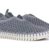 Ilse Jacobson Grey Tulip Womens Comfort Casual Shoes TULIP139