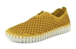 Ilse Jacobson Golden Rod Tulip Womens Comfort Casual Shoes TULIP139 -Vogue Shoes tulip yellow 1