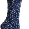 Ugg Navy Cozy Women's Chenille Socks UAS0011W-NAVY -Vogue Shoes uas0011w navy 2 flp resized