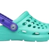 Joybees Teal/Purple Kids Active Clog UKCLG-TLV -Vogue Shoes ukclg tlv 1