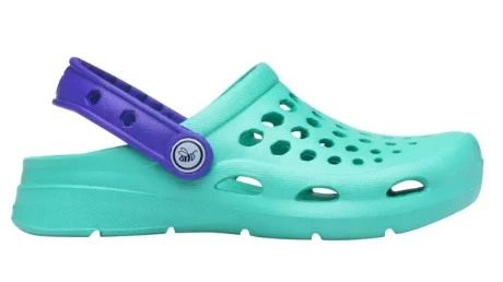 Joybees Teal/Purple Kids Active Clog UKCLG-TLV 3 Joybees Teal/Purple Kids Active Clog UKCLG-TLV