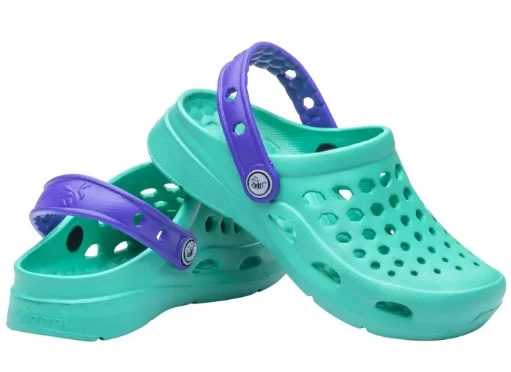 Joybees Teal/Purple Kids Active Clog UKCLG-TLV 4 Joybees Teal/Purple Kids Active Clog UKCLG-TLV - Image 2