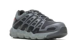 Wolverine Charcoal Rev Durashocks Lo Safety Toe Mens Athletic Shoes W211016 -Vogue Shoes w211016 2 resized