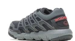 Wolverine Charcoal Rev Durashocks Lo Safety Toe Mens Athletic Shoes W211016 -Vogue Shoes w211016 3 resized