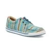 Twisted X Blue Pattern Kicks Womens Casual Sneaker Shoes WCA0027 -Vogue Shoes wca0027 1 resized flipped