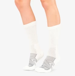 Thorlos White 12 Hour Shift Work Maximum Cushion Crew Sock WCXU-13-WHT -Vogue Shoes wcxu 13 wht 3 1