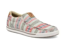 Twisted X Pink Multi Color Hooey Slip-On Loper Womens Shoes WHYC021