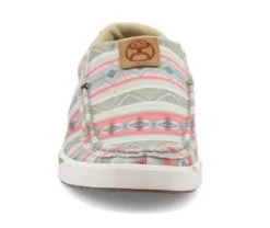 Twisted X Pink Multi Color Hooey Slip-On Loper Womens Shoes WHYC021 -Vogue Shoes whyc021 5 resized