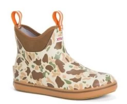 Xtratuf Duck Camo And Tan Mens Ankle Deck Boots XMAB-DCAM