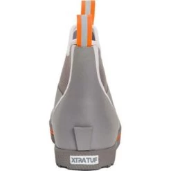 Xtratuf Grey Wheelhouse 6 Inch Mens Ankle Deck Boots XMW-101 -Vogue Shoes xmw 101 4 resized