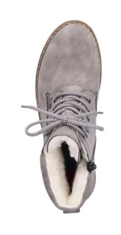 Rieker Reiker Grey Womens Boots Y9125-40 -Vogue Shoes y9125 40 4 resized