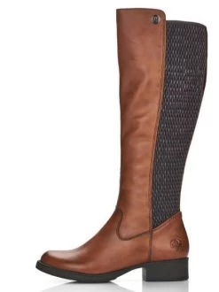 Rieker Nuss-Antik/Moro/Kastanie Faith Women's Tall Boots Z9591-22 -Vogue Shoes z9591 22 2 resized