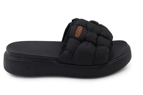 Blowfish Black Puffy Nylon Darcy Womens Slide On Shoes ZS-1493 5 Blowfish Black Puffy Nylon Darcy Womens Slide On Shoes ZS-1493 - Image 3
